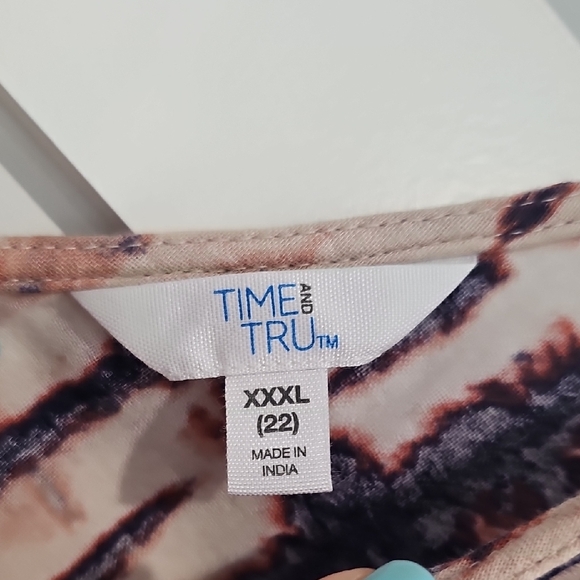 Time and Tru Pink Ruffled Maxi Sundress - Picture 3 of 7